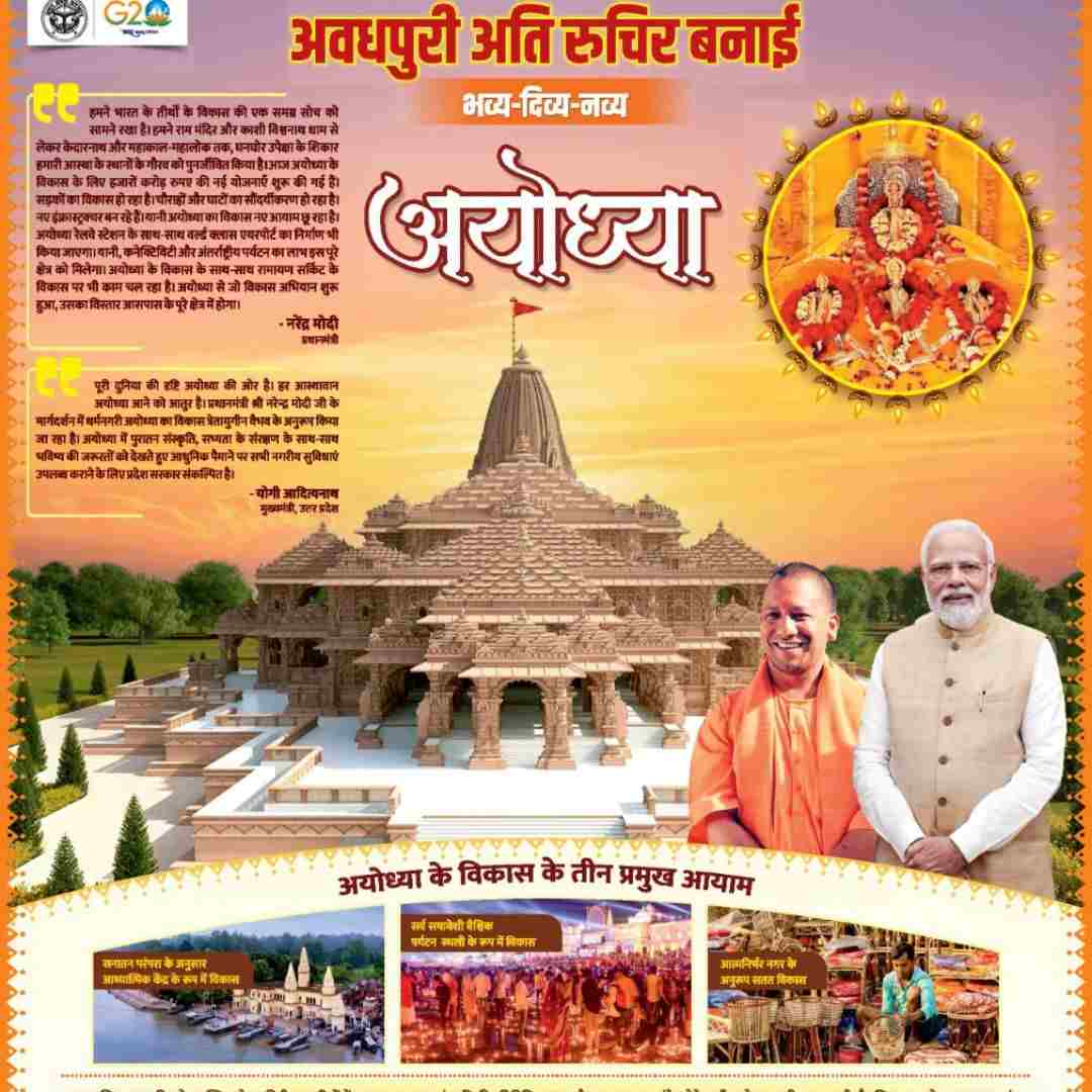 Ayodhya's Renaissance: Nurtured by PM Modi's Vision and CM Yogi's Leadership