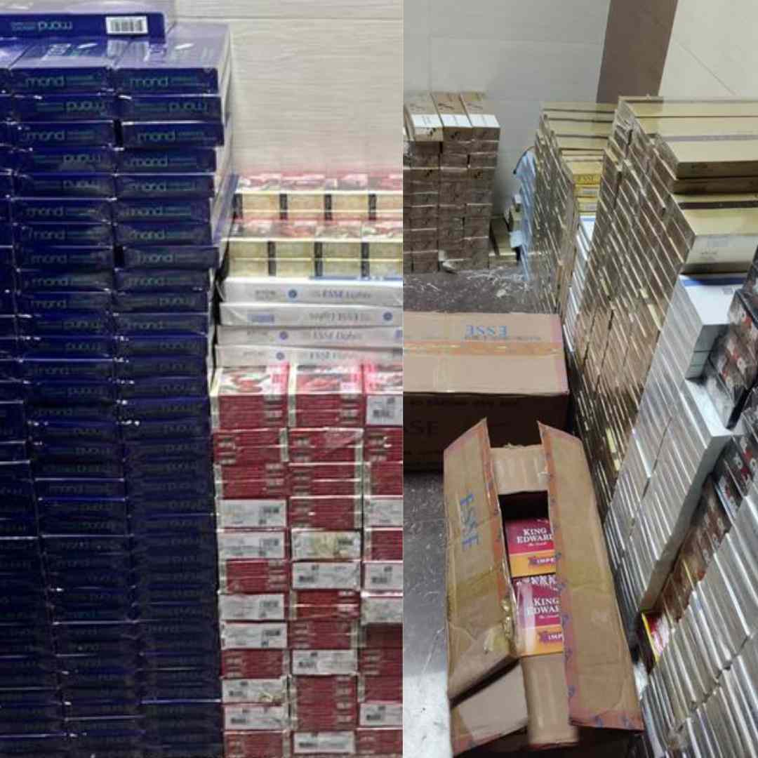 Delhi Customs Preventive Seizes 12.22 Lakh Illicit Cigarettes